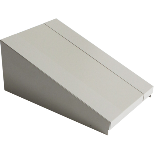 Dessus inclin&eacute; pour casiers robustes enti&egrave;rement soud&eacute; Concorde, Bloc de 1, 18" p x 12" la x 6" ha, Gris, Acier Canadian Safety Group Inc.