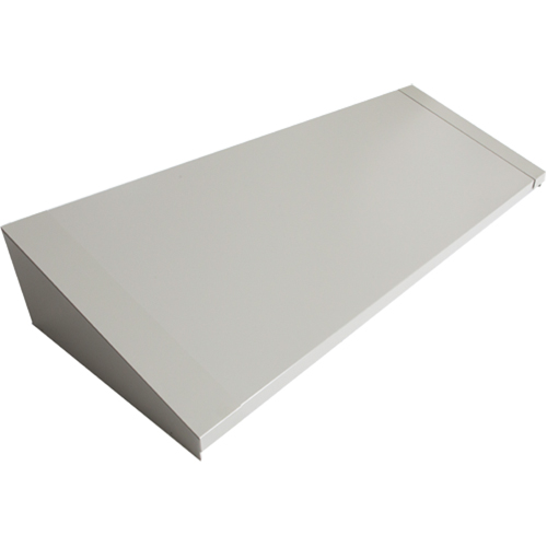 All-Welded Concorde - Heavy-Duty Lockers Sloping Top, 4 Bank, 18" D x 48" W x 6" H, Grey, Steel Canadian Safety Group Inc.