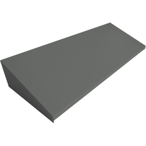 All-Welded Concorde - Heavy-Duty Lockers Sloping Top, 4 Bank, 18" D x 48" W x 6" H, Steel Canadian Safety Group Inc.