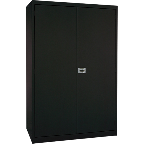 Armoires de rangement Hi-Boy profondes, Acier, 4 Tablettes, 72" h x 36" la x 24" P, Noir Canadian Safety Group Inc.