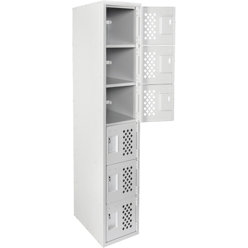 Petits casiers Clean Line, 6 niveaux, 18" x 72" x 12", Acier Canadian Safety Group Inc.