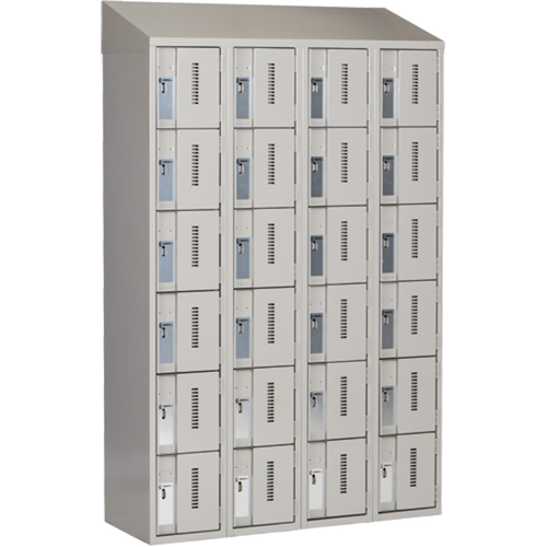 Casiers robustes Concorde, 6 niveaux, Bloc de 4, 48" x 18" x 78", Acier, Gris, Soud&eacute; (assembl&eacute;) Canadian Safety Group Inc.
