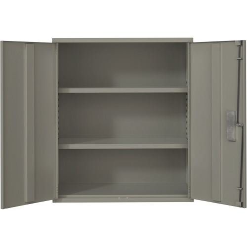 Armoire de rangement Lo-Boy, Acier, 2 Tablettes, 40" h x 36" la x 18" P, Gris Canadian Safety Group Inc.