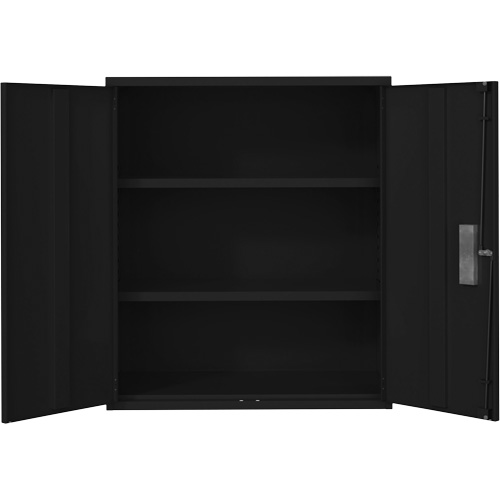 Armoire de rangement Lo-Boy, Acier, 2 Tablettes, 42" h x 36" la x 18" P, Noir Canadian Safety Group Inc.