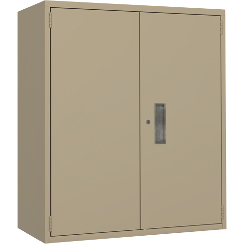 Lo-Boy Storage Cabinet, Steel, 2 Shelves, 40" H x 36" W x 18" D, Beige Canadian Safety Group Inc.
