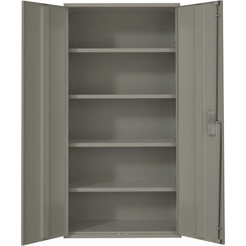Armoire de rangement Hi-Boy, Acier, 4 Tablettes, 72" h x 36" la x 18" P, Gris Canadian Safety Group Inc.