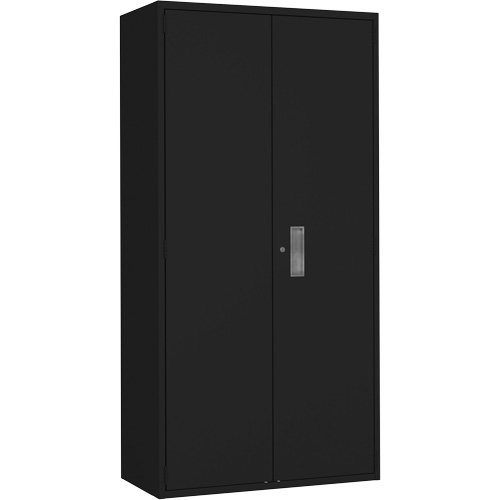 Armoire de rangement Hi-Boy, Acier, 4 Tablettes, 72" h x 36" la x 18" P, Noir Canadian Safety Group Inc.