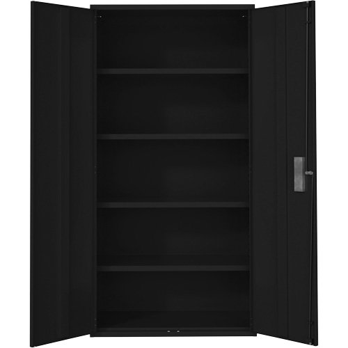 Armoire de rangement Hi-Boy, Acier, 4 Tablettes, 72" h x 36" la x 18" P, Noir Canadian Safety Group Inc.