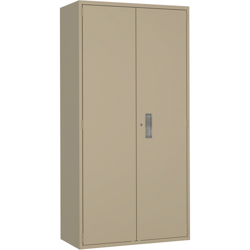 Armoire de rangement Hi-Boy, Acier, 4 Tablettes, 72" h x 36" la x 18" P, Beige Canadian Safety Group Inc.