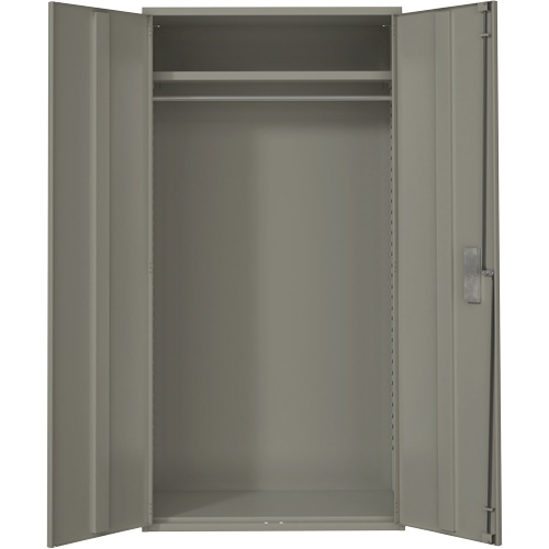 Armoire garde-robe, Acier, 36" la x 18" p x 72" h, Gris Canadian Safety Group Inc.