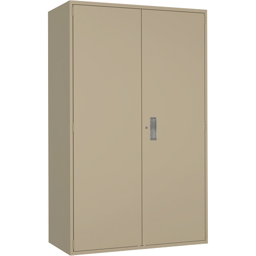 Extra Wide Hi-Boy Storage Cabinet, Steel, 4 Shelves, 72" H x 48" W x 24" D, Beige Canadian Safety Group Inc.