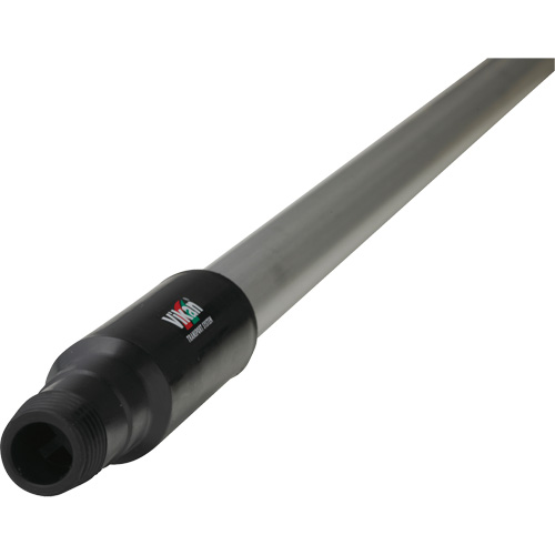 Transport Line Handle, Aluminum/Polypropylene, Ergonomic, Euro Threaded Tip, 1-1/4" Diameter, 59" Length Canadian Safety Group Inc.