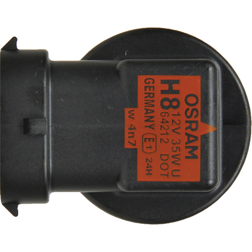 H8 Basic Headlight Bulb, Halogen, 35 W, Off White Canadian Safety Group Inc.