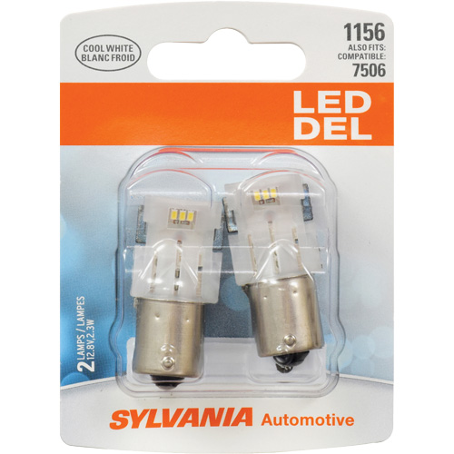 1156 Mini Automotive Bulb, LED, 12.8 W/2.3 W, White Canadian Safety Group Inc.