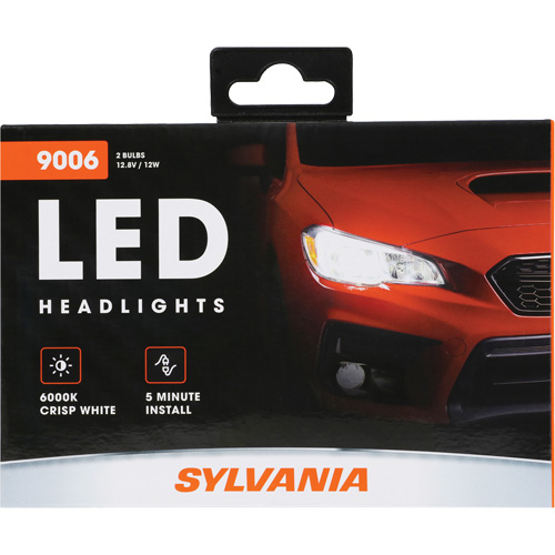 9006 Ampoule pour feu avant, DEL, 13,2 W/17 W, Blanc Canadian Safety Group Inc.