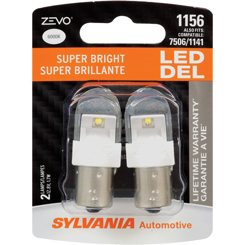 1156 Zevo&reg; Mini Automotive Bulb, LED, 1.7 W, White Canadian Safety Group Inc.