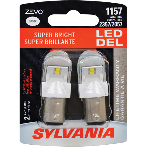 1157 Zevo&reg; Mini Automotive Bulb, LED, 1.7 W, White Canadian Safety Group Inc.