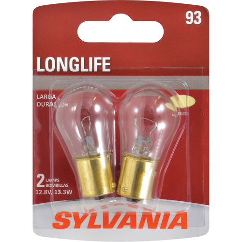 93 Long Life Mini Automotive Bulb, Incandescent, 13.3 W Canadian Safety Group Inc.