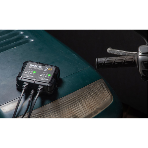 Genius&reg; 2X2 2-Bank, 4-Amp Battery Charger Canadian Safety Group Inc.