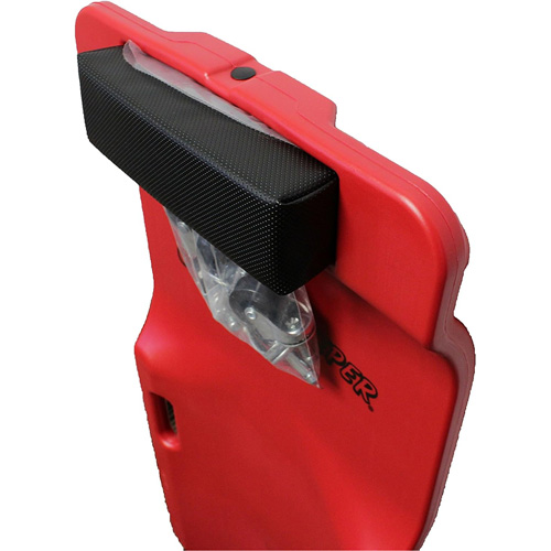 Sommier rouge &agrave; profil bas, en plastique robuste Canadian Safety Group Inc.