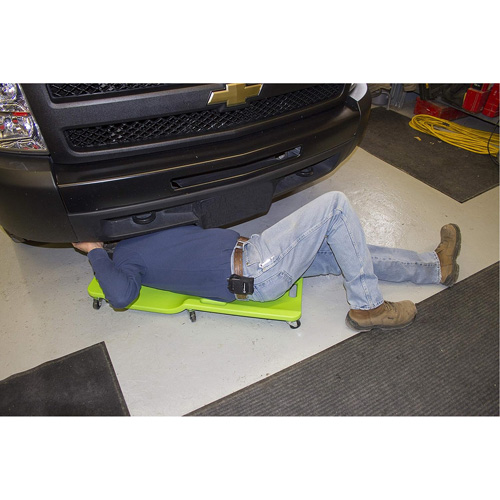 Sommier vert n&eacute;on &agrave; profil bas, en plastique robuste Canadian Safety Group Inc.