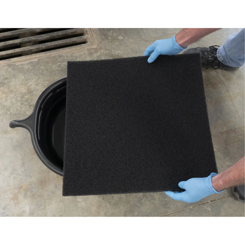 Plateau de drainage ovale noir Canadian Safety Group Inc.