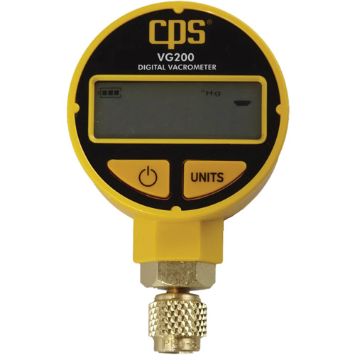 Digital Vacuum Gauge, Micron, Torr & Millibar with Case Canadian Safety Group Inc.