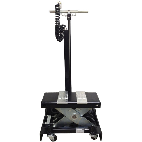 Cric de service de plancher &agrave; profil bas, 12 tonne(s) Capacit&eacute;, 7-1/2" Abaiss&eacute;e, 15" &eacute;lev&eacute;e, Air comprim&eacute;/hydraulique Canadian Safety Group Inc.
