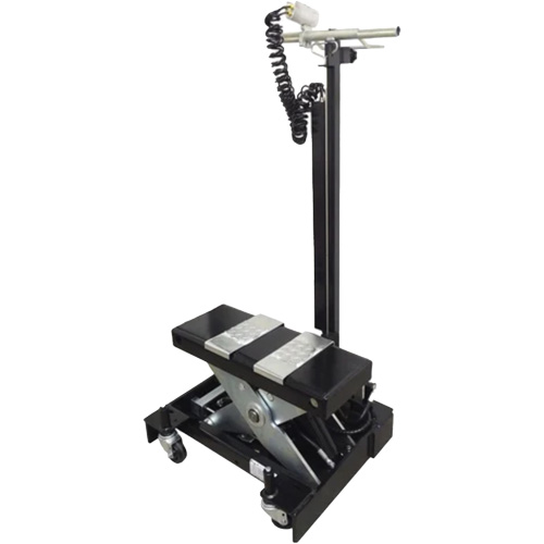Cric de service de plancher &agrave; profil bas, 12 tonne(s) Capacit&eacute;, 7-1/2" Abaiss&eacute;e, 15" &eacute;lev&eacute;e, Air comprim&eacute;/hydraulique Canadian Safety Group Inc.