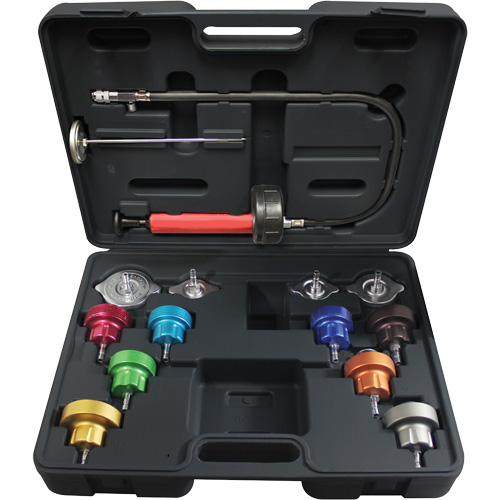 14-Piece Universal Cooling System Pressure Test Kit Canadian Safety Group Inc.