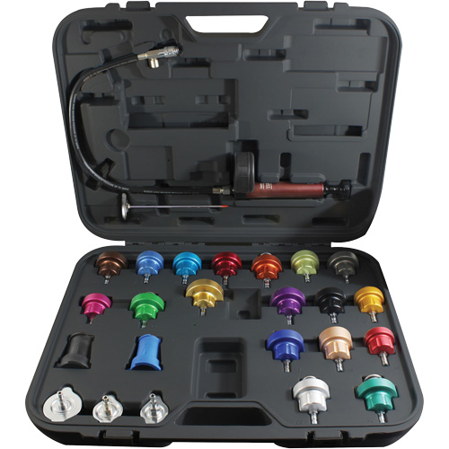 25-Piece Master Cooling System Pressure Test Kit Canadian Safety Group Inc.