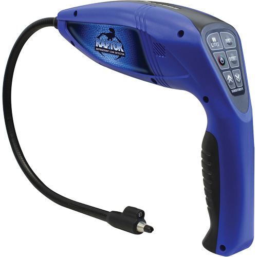 D&eacute;tecteur de fuite de r&eacute;frig&eacute;rant Raptor avec lumi&egrave;re UV bleue Canadian Safety Group Inc.