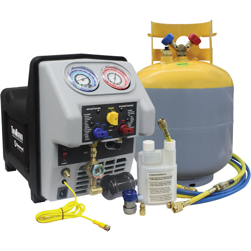 Twin Turbo Refrigerant Recovery System with 50 Lb DOT Tank Canadian Safety Group Inc.