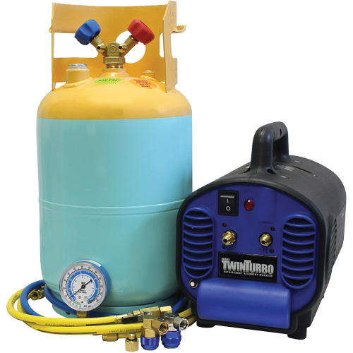 Mini Twin Refrigerant Recovery System For Contaminated R134A And R1234Yf Canadian Safety Group Inc.