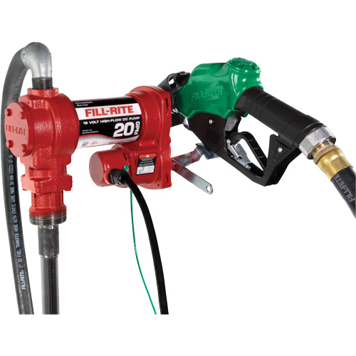 Pompe de transfert de carburant 12 V avec pistolet Canadian Safety Group Inc.