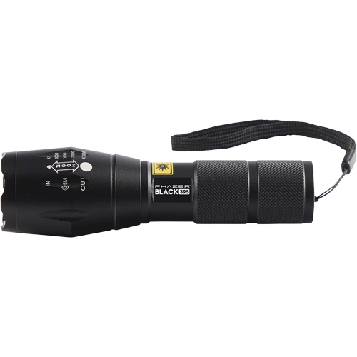Lampe UV rechargeable pour la d&eacute;tection des fuites UView Phazer BLACK 395 Canadian Safety Group Inc.