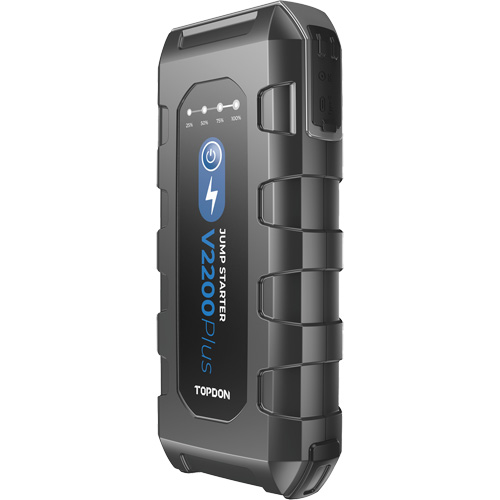 V2200Plus 2-en-1: d&eacute;marreur de secours 2200 A de pointe, testeur de batterie et de syst&egrave;me Canadian Safety Group Inc.