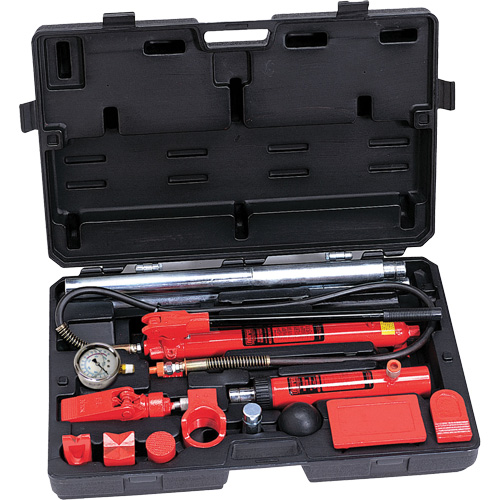 Trousse de r&eacute;paration pour collision et entretien, capacit&eacute; 10 tonnes, avec adaptateurs forg&eacute;s Canadian Safety Group Inc.