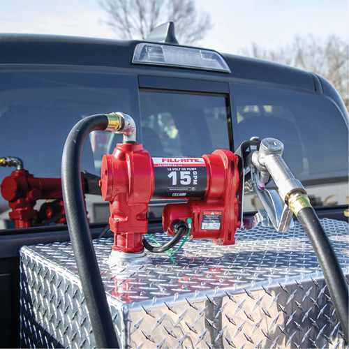 Pompe de transfert de carburant 12 V CC avec pistolet Canadian Safety Group Inc.