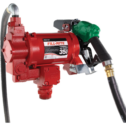 Pompe de transfert de carburant 115/230 V c. a. avec pistolet Canadian Safety Group Inc.
