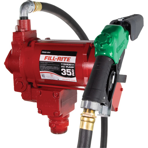 Pompe de transfert de carburant 115/230 V c. a. avec pistolet Canadian Safety Group Inc.