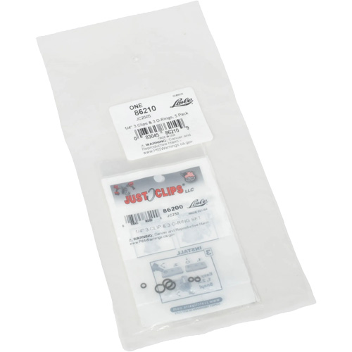 Jeu de clips et joints toriques de 1/4 po - En vrac Canadian Safety Group Inc.