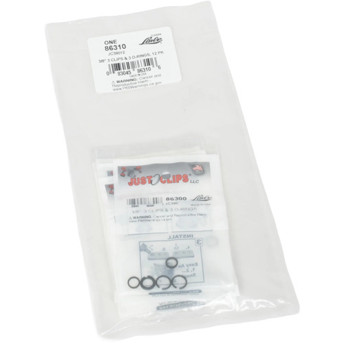 Jeu de clips et joints toriques de 3/8 po - en vrac Canadian Safety Group Inc.