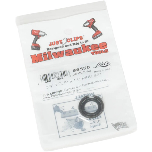 Jeu de clip et joint torique de 3/4 po pour Milwaukee Canadian Safety Group Inc.