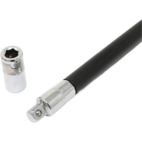Tournevis flexible extra-long avec adaptateur carr&eacute; 1/4" x hexagonal 1/4" Canadian Safety Group Inc.