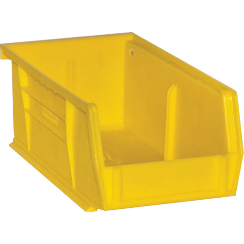 Hook-On Bins, 4" W x 3" H x 7" D, Yellow, 10 lbs. Capacity Canadian Safety Group Inc.