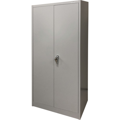 Storage Cabinet, Steel, 4 Shelves, 66" H x 30" W x 15" D, Grey Canadian Safety Group Inc.