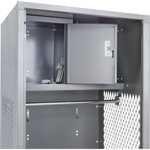 Gear Locker, Steel, 24" W x 24" D x 72" H, Grey Canadian Safety Group Inc.