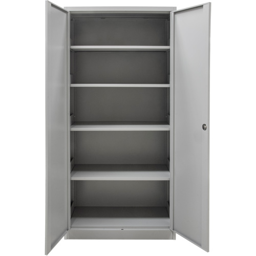 Hi-Boy Storage Cabinet, Steel, 4 Shelves, 72" H x 36" W x 18" D, Grey Canadian Safety Group Inc.