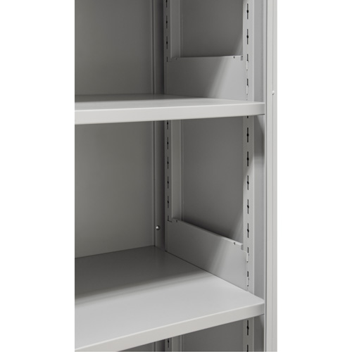 Hi-Boy Storage Cabinet, Steel, 4 Shelves, 72" H x 36" W x 18" D, Grey Canadian Safety Group Inc.